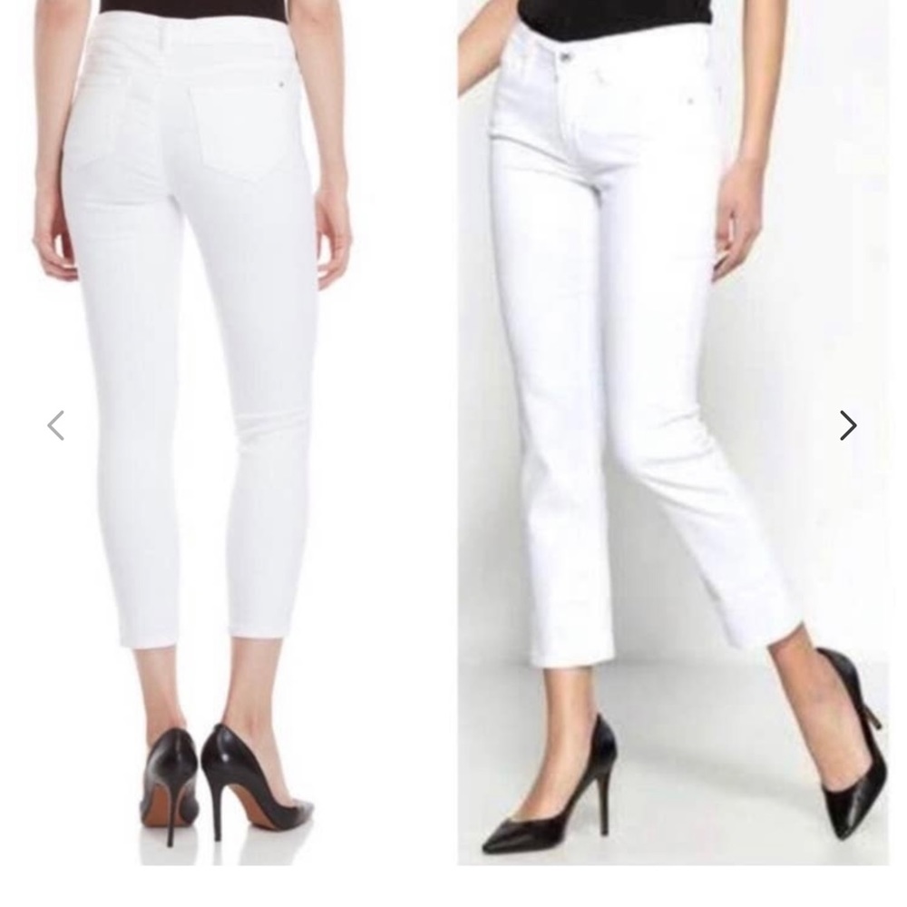 Kenzie white effortless ankle mid rise jean size 4/27